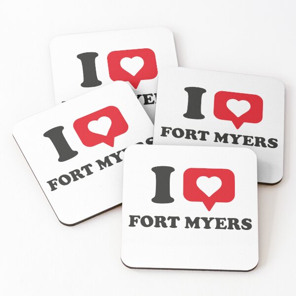 Item preview, I Love Fort Myers, I Heart Fort Myers, Hometown Fort Myers, Florida designed and sold by Danylo Mikhnievych.