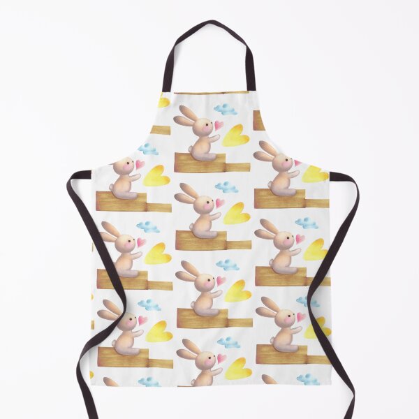 Item preview, Adorable bunny sending hearts as kisses designed and sold by WaveDance.