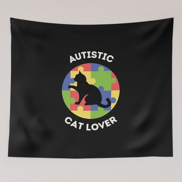 Item preview, Autistic Cat Lover Autism Awareness April 2 2023 Colorful Shirt Pride Autistic Adhd Aspergers Down Syndrome Cute Funny Inspirational Gift Idea designed and sold by EpsilonEridani.