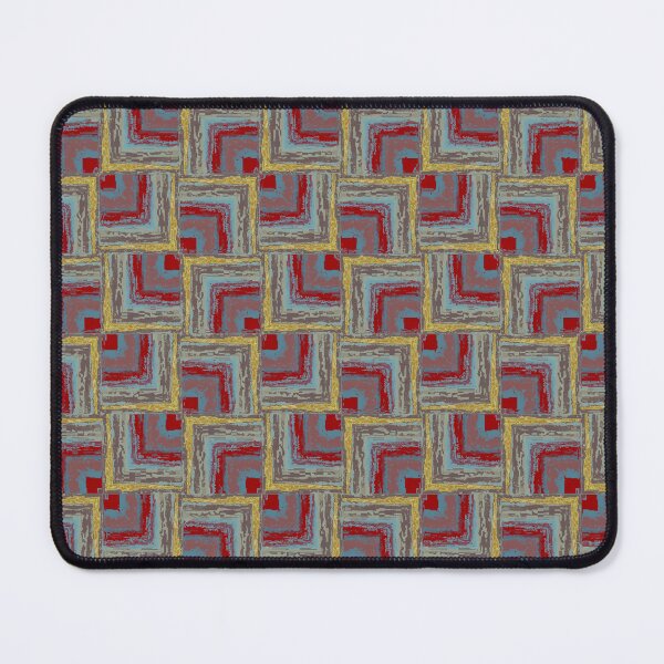 Item preview, Red and Biege Squares Pattern designed and sold by Ladydi.