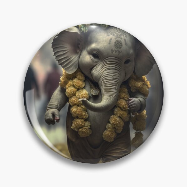 Item preview, Ganesha Walking in street  designed and sold by dharmatography.