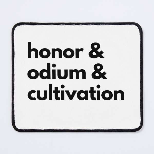 Item preview, honor & odium & cultivation designed and sold by KritterXD.