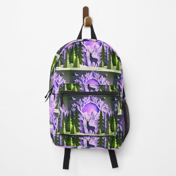 Item preview, beautiful winter landscape, origami designed and sold by ArtificialGenes.