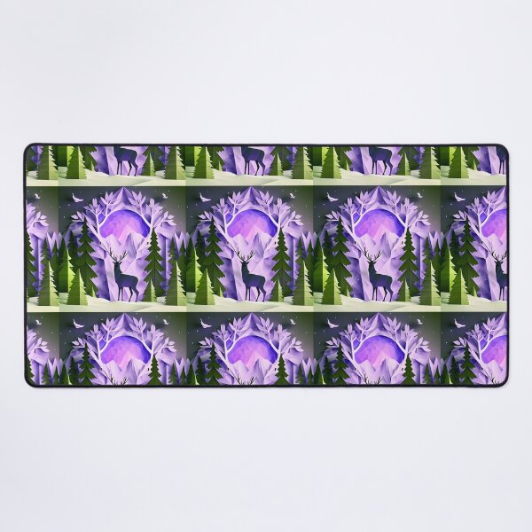 Item preview, beautiful winter landscape, origami designed and sold by ArtificialGenes.