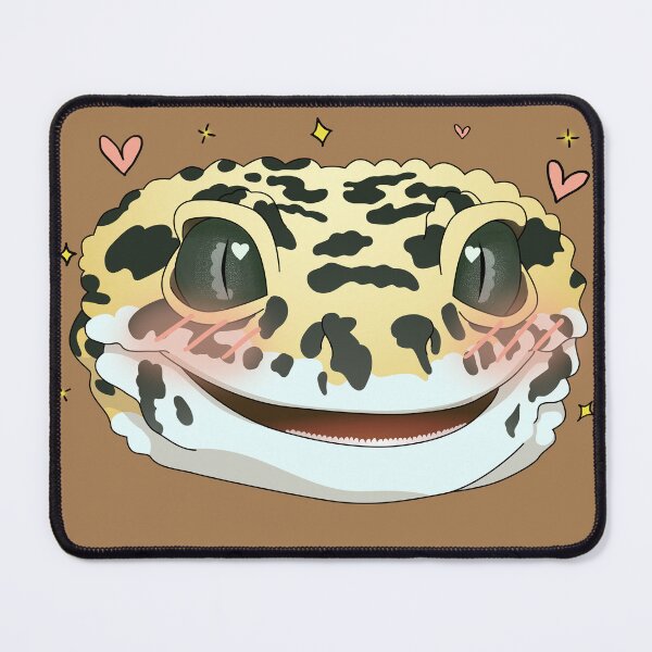 Item preview, Kawaii Leopard Gecko Face designed and sold by Zia Frazier.