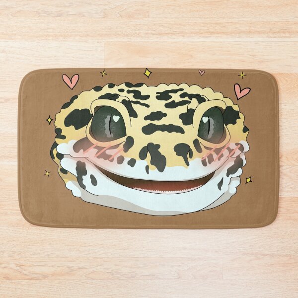 Item preview, Kawaii Leopard Gecko Face designed and sold by Zia Frazier.