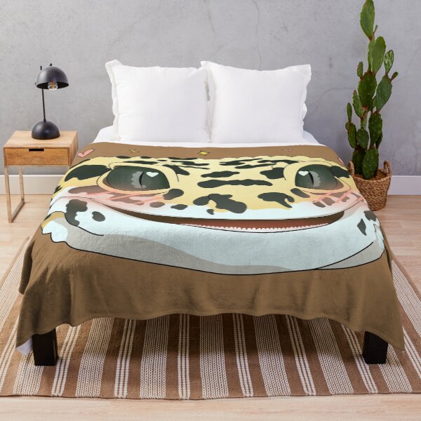 Item preview, Kawaii Leopard Gecko Face designed and sold by Zia Frazier.
