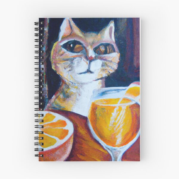 Item preview, Kitty with a side of Orange Juice designed and sold by catofnimes.