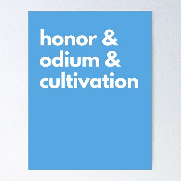 Item preview, honor & odium & cultivation for color backgrounds designed and sold by KritterXD.