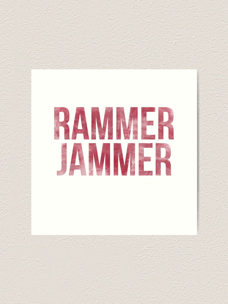 Alternate view of Rammer Jammer Tie Dye Art Print