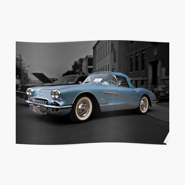 1958 Chevrolet Corvette Poster