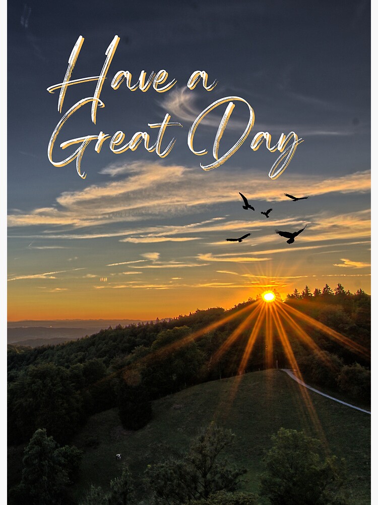 Good day | Art Board Print