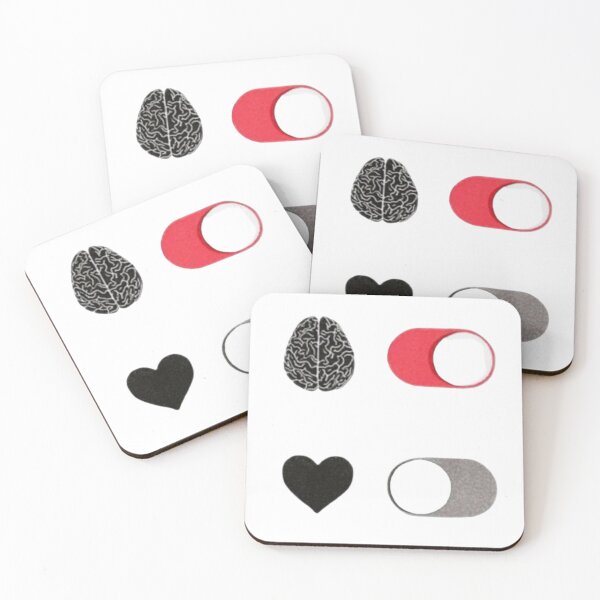 Item preview, Brain On Heart Off Brain On Heart Off amour couple t-shirts autocollants stikers  designed and sold by boutiquati.