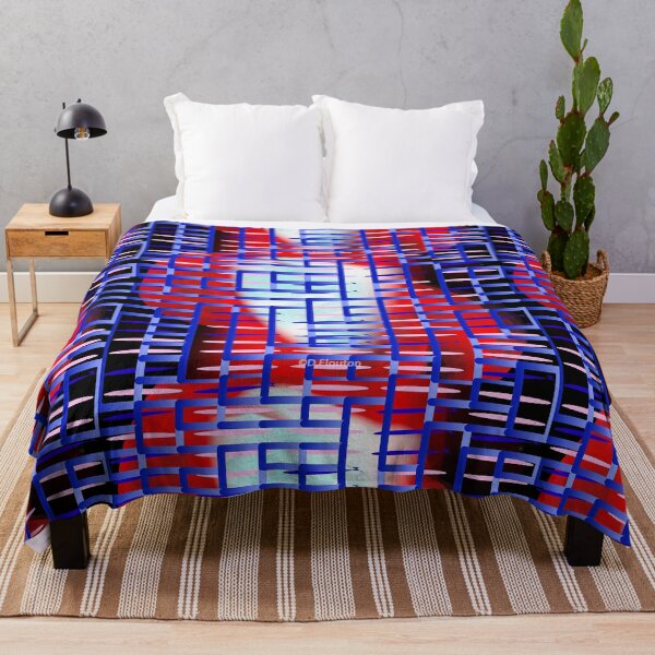 Item preview, Blue Grid Maze designed and sold by Ladydi.