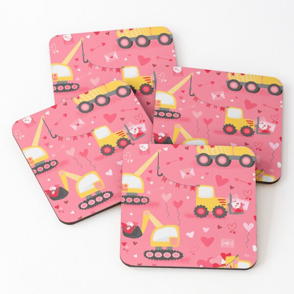 Item preview, Valentine's Day Loads of Love Construction Trucks designed and sold by SamAnnDesigns.