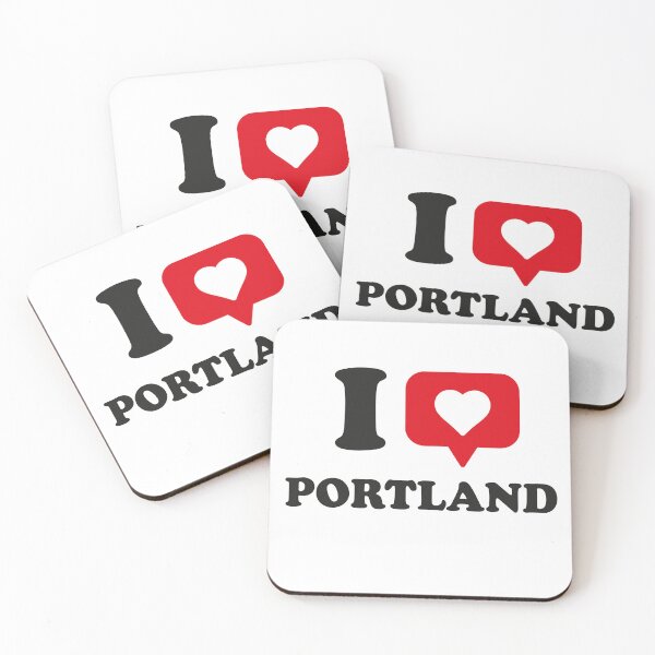 Item preview, I Love Portland, I Heart Portland, Hometown Portland, Maine designed and sold by Danylo Mikhnievych.