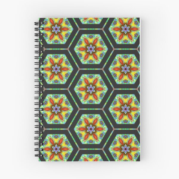 Item preview, Colourful Floral Octagon Print designed and sold by CarolM.