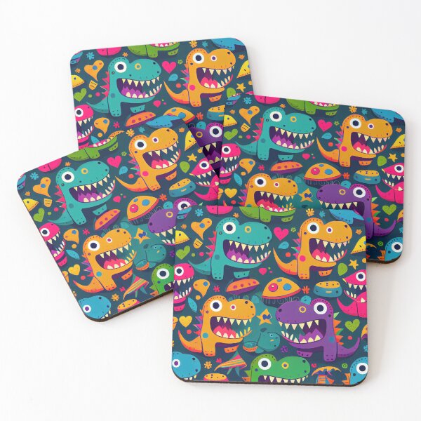 Item preview, Adorably Jurassic: Cute Dinosaur Pattern designed and sold by MrBeerholder.