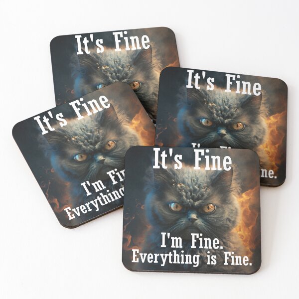 Item preview, It's fine. I'm fine. Everything is fine. designed and sold by JEMILLERDESIGNS.