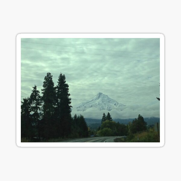 Mt. Hood Oregon Photography by Kim Barry Studio Sticker