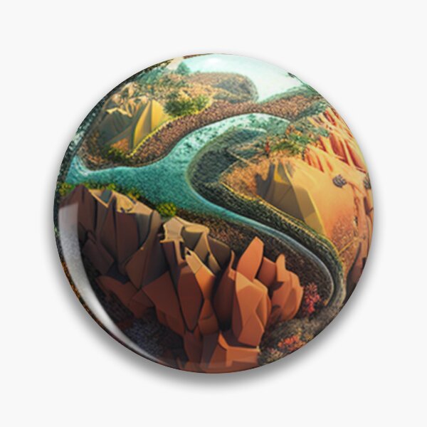 Item preview, Miniature Desert River Globe designed and sold by IllReputes.