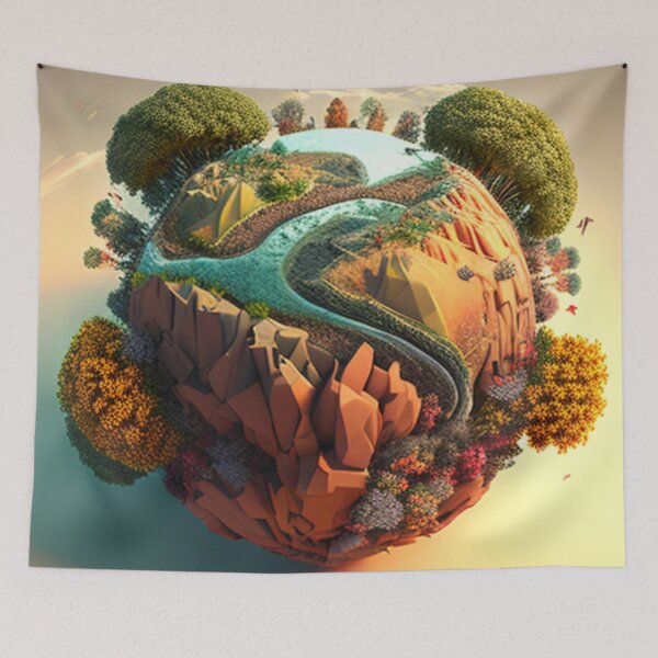 Item preview, Miniature Desert River Globe designed and sold by IllReputes.