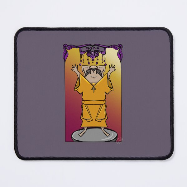 Item preview, The Monk tarot card designed and sold by AquaticsGrl.