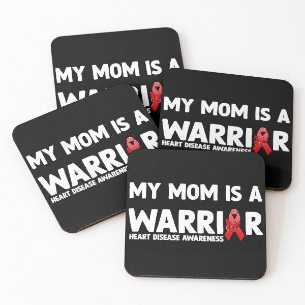 Item preview, Heart Disease Awareness Quote: My Mom Is A Warrior, CHD designed and sold by AMINE  ★★★★★.
