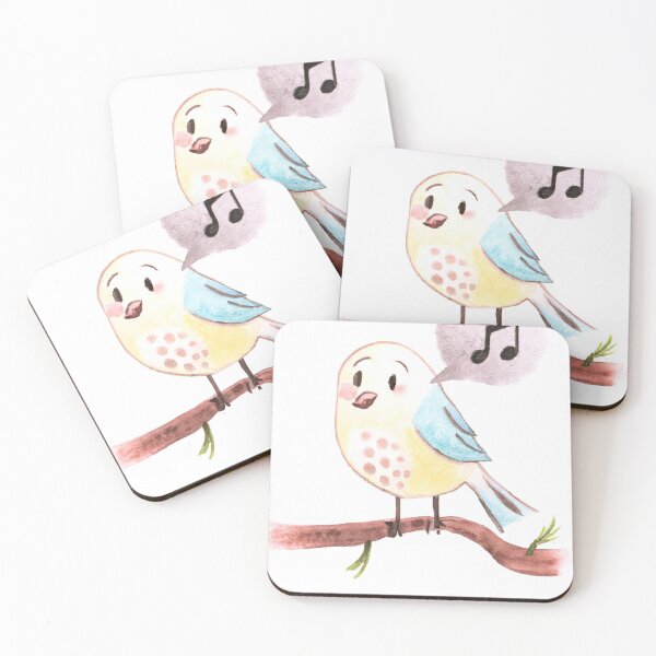 Item preview, Bird on a branch singing designed and sold by WaveDance.
