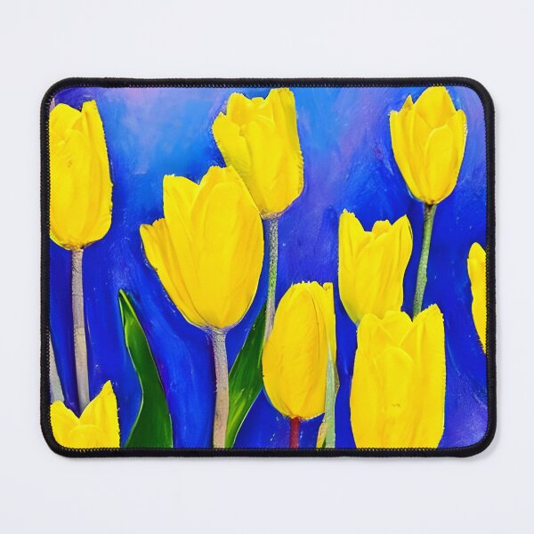 Item preview, Beautiful yellow tulips artwork designed and sold by gramizzia.