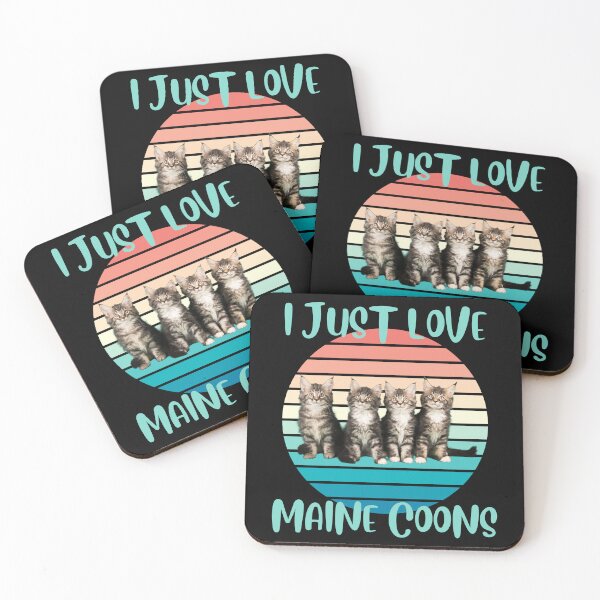 Item preview, I Just Love Maine Coons designed and sold by BluePlanetMerch.