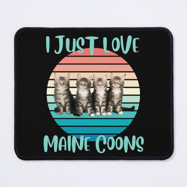 Item preview, I Just Love Maine Coons designed and sold by BluePlanetMerch.