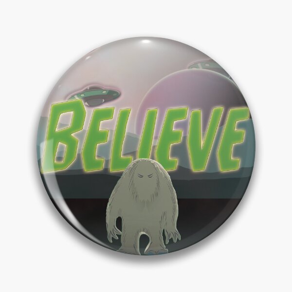 Item preview, Crazy Cool Yeti UFO Believe Watercolor Design designed and sold by Xx4thseasonxX.