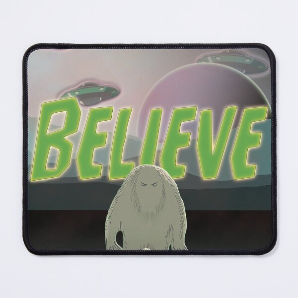 Item preview, Crazy Cool Yeti UFO Believe Watercolor Design designed and sold by Xx4thseasonxX.