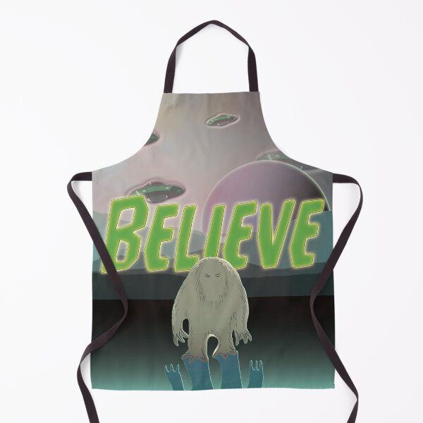 Item preview, Crazy Cool Yeti UFO Believe Watercolor Design designed and sold by Xx4thseasonxX.