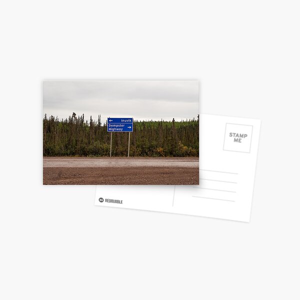 Inuvik Dempster Highway Postcard