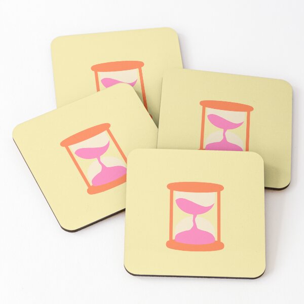 Item preview, Stoic Pink Sand Hourglass Sticker designed and sold by stoicjimny.