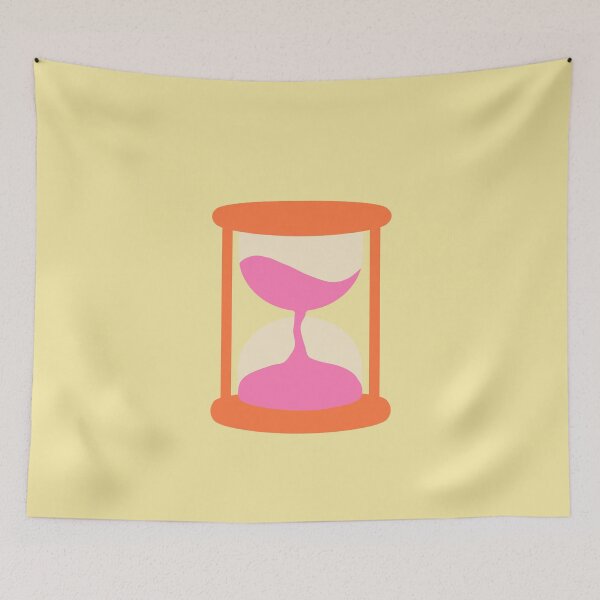 Item preview, Stoic Pink Sand Hourglass Sticker designed and sold by stoicjimny.