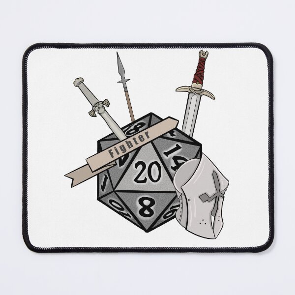 Item preview, DnD D20 class fighter designed and sold by TammyJX.