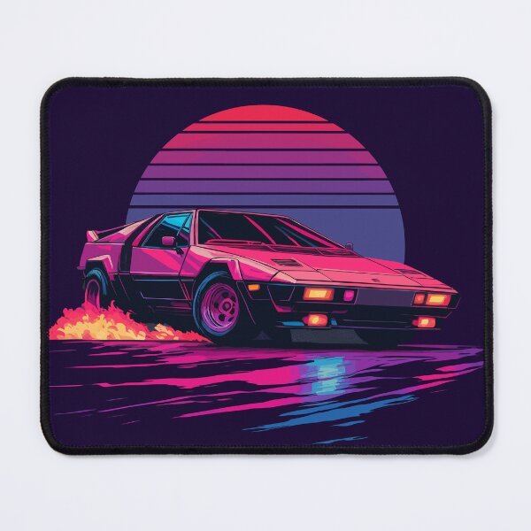Item preview, Synthwave sportscar Fiero Drifting designed and sold by ChasmicArt.