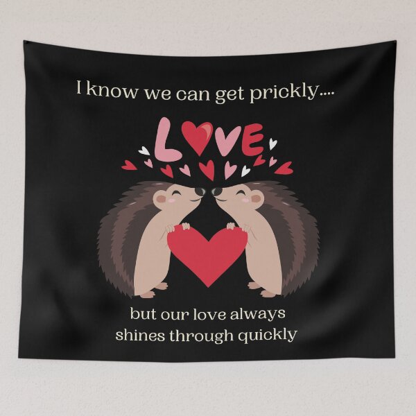 Item preview, Hedgehog Valentine  designed and sold by Imemewell.