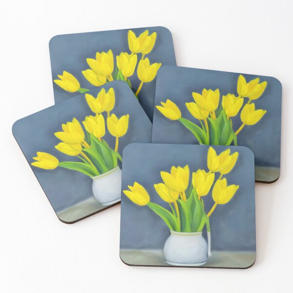 Item preview, Beautiful yellow tulips artwork designed and sold by gramizzia.