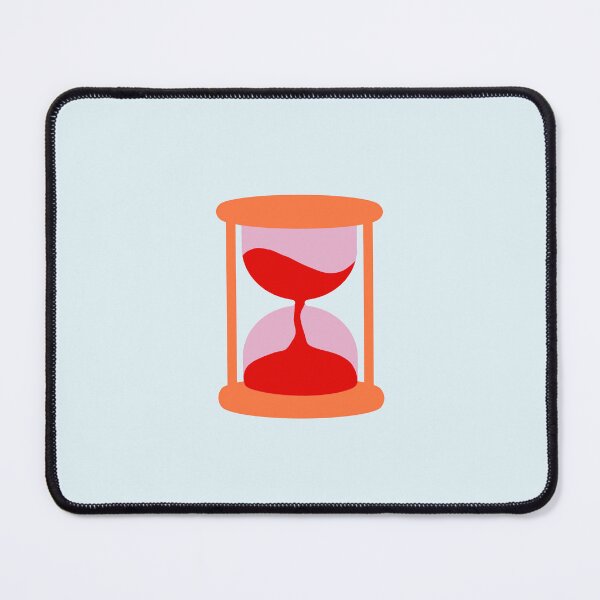 Item preview, Stoic Red Sand Hourglass Sticker designed and sold by stoicjimny.