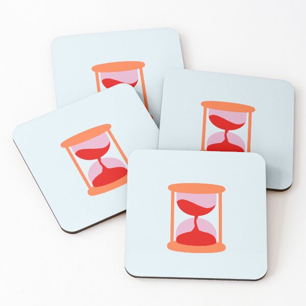 Item preview, Stoic Red Sand Hourglass Sticker designed and sold by stoicjimny.