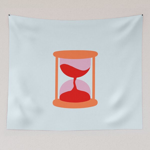 Item preview, Stoic Red Sand Hourglass Sticker designed and sold by stoicjimny.