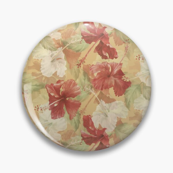 Item preview, Classic Vintage Tropical Hibiscus Pattern Design  designed and sold by Tina Veenstra.
