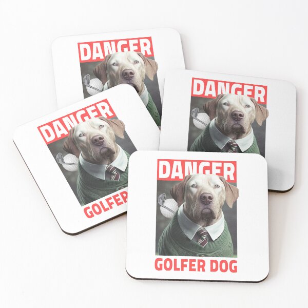 Item preview, Danger Golfer Dog : Senior Golfer  designed and sold by Visuallart.