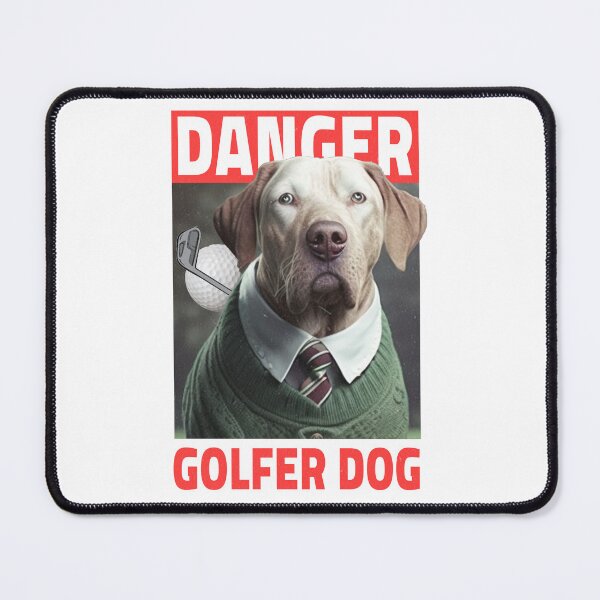 Item preview, Danger Golfer Dog : Senior Golfer  designed and sold by Visuallart.