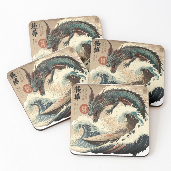 Item preview, Great Dragon Surfing Classic Design designed and sold by Maddy V Store.