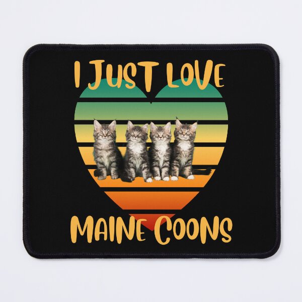 Item preview, I Just Love Maine Coons designed and sold by BluePlanetMerch.